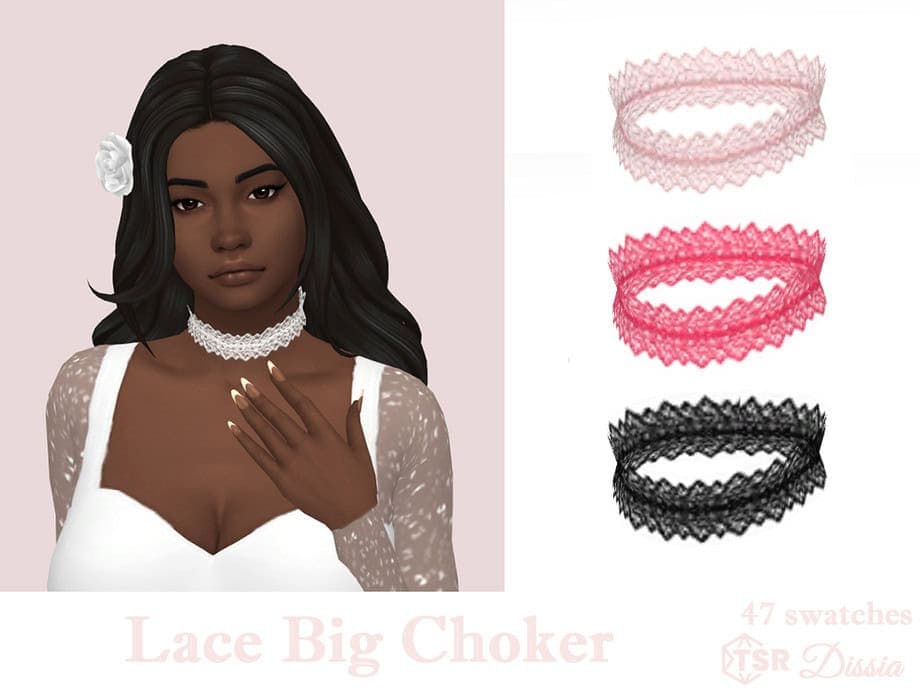 Lace Big Choker