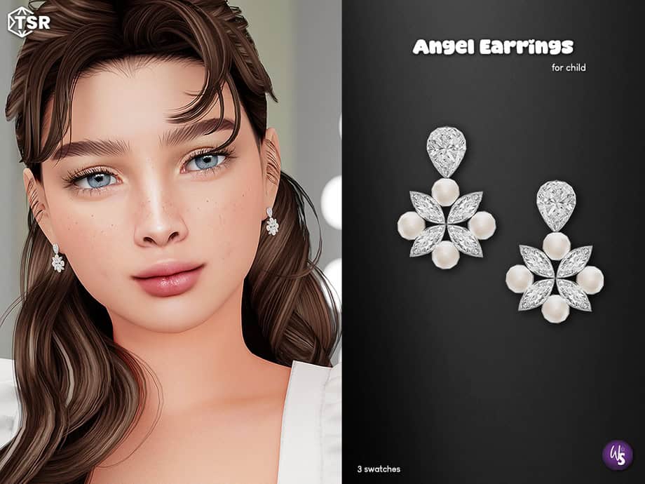 Angel Earrings for Your Little Girls