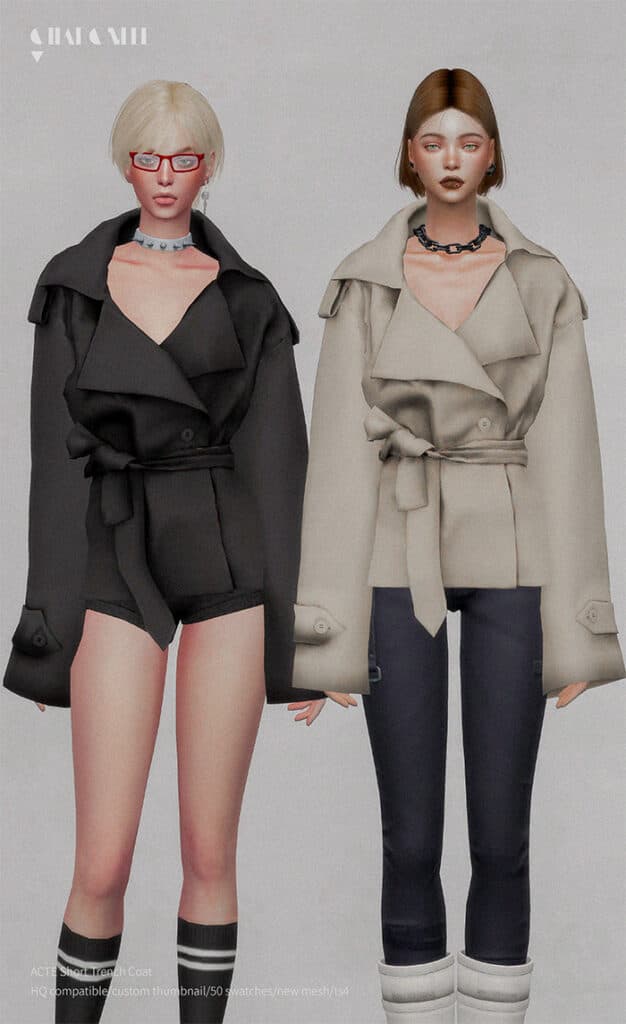 Short Trench Coat