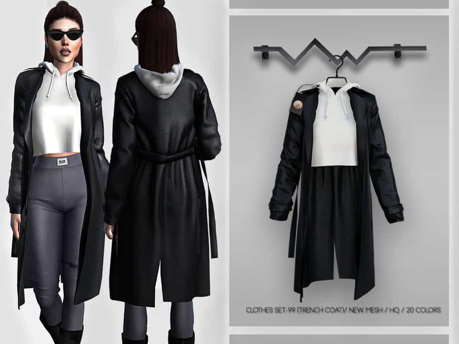 Clothes Set – 99 Trench Coat