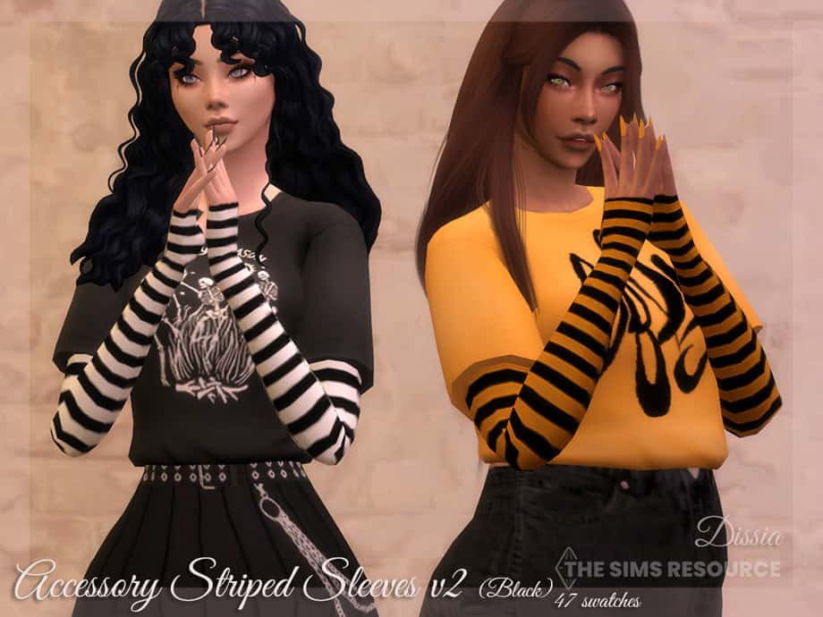 Accessory Striped Sleeves V2