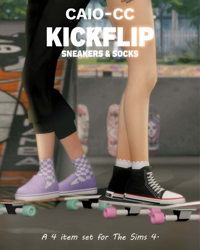 1 Kickflip Sneakers & Socks