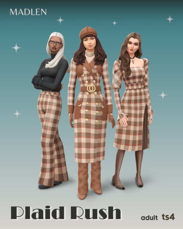 1 Plaid Rush CC Set