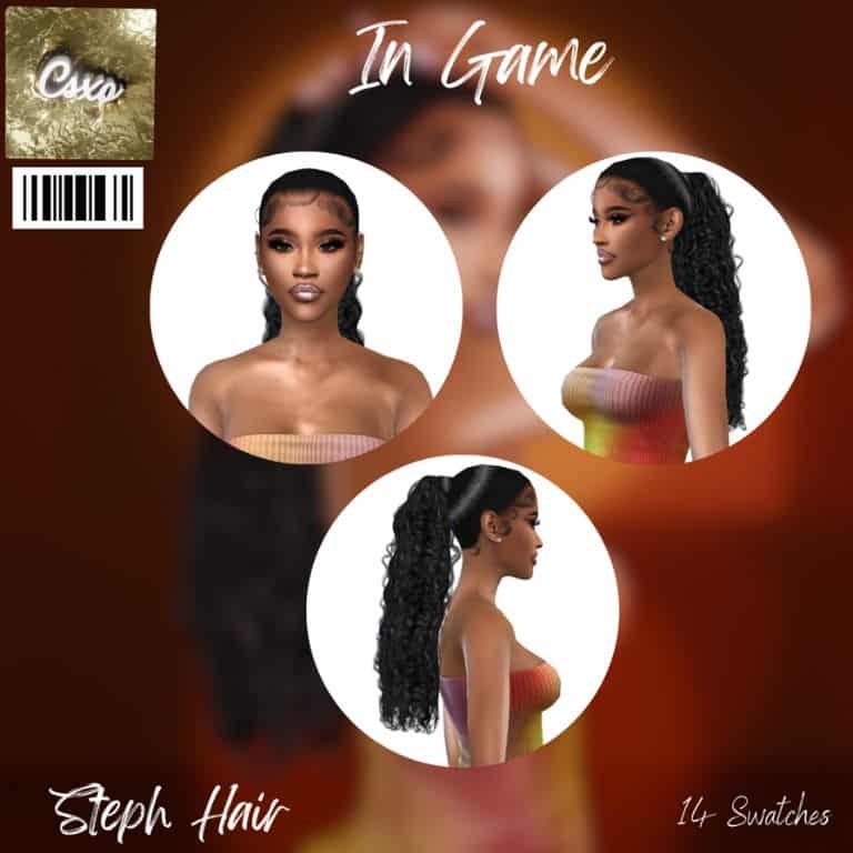 1 Steph Hair Ponytail