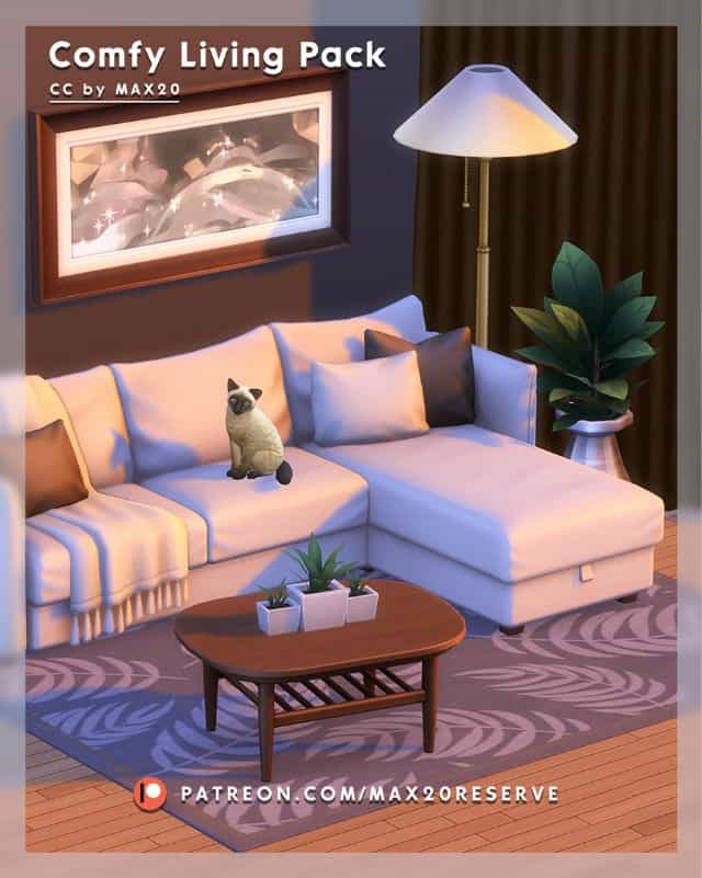 2 Comfy Living Pack CC
