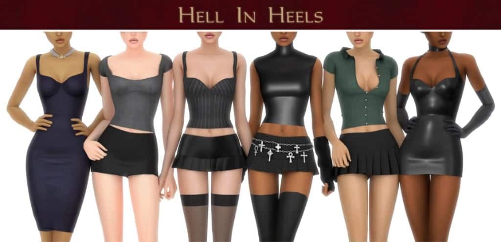 2 Hell In Heel Clothing Set