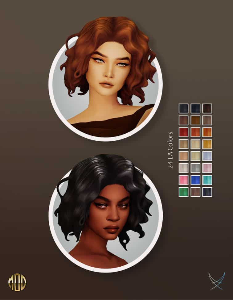 2 Lily Short Wavy Hairstyle