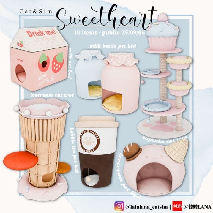 3 Sweetheart Pet Set