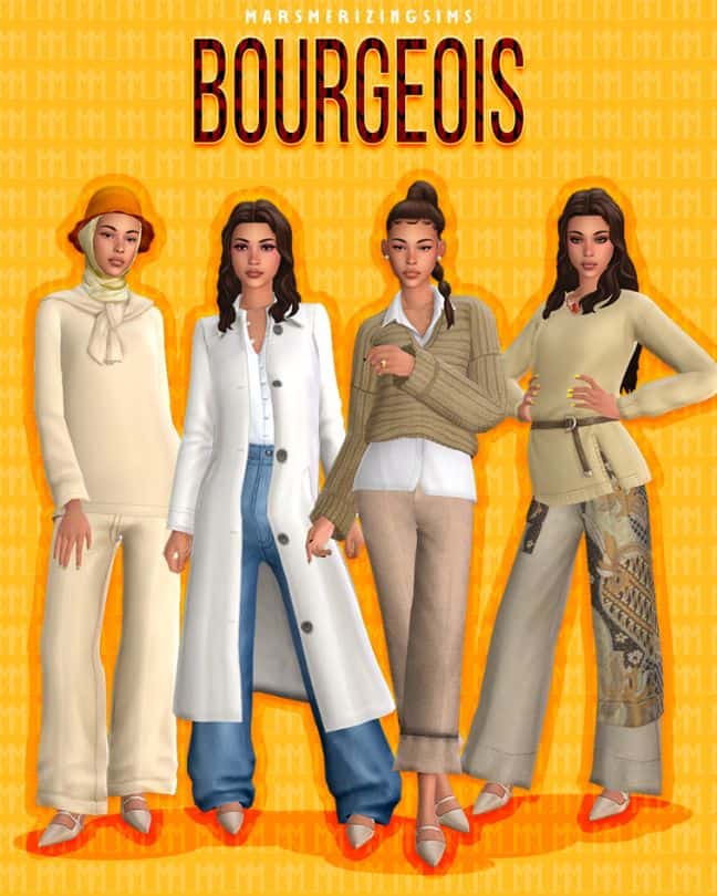4 Bourgeois Clothing Set