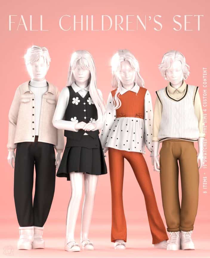 4 Fall Children’s Set
