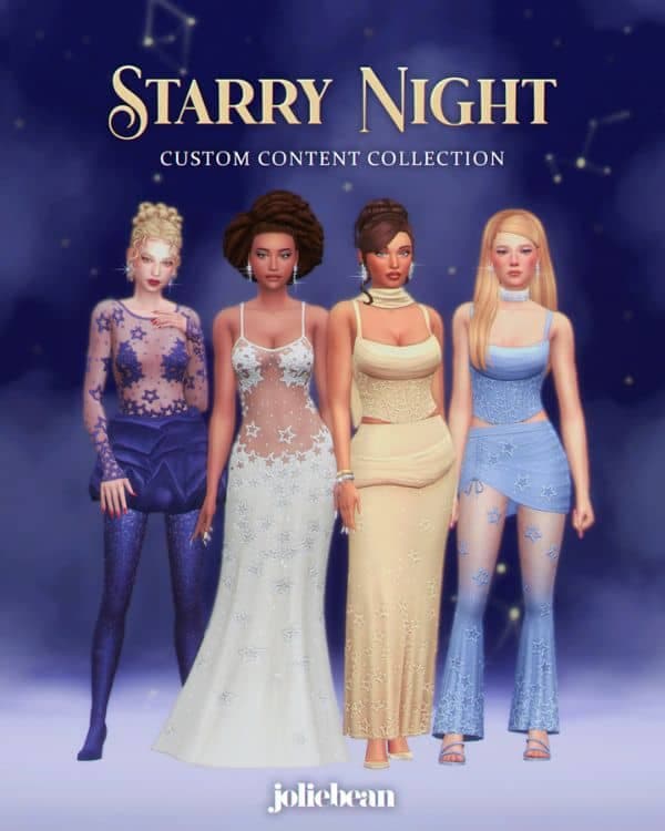 4 Starry Night CC Collection