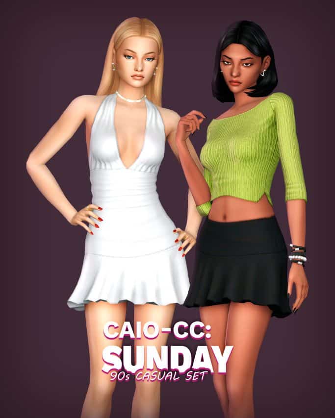 5 Sunday 90s Casual Set