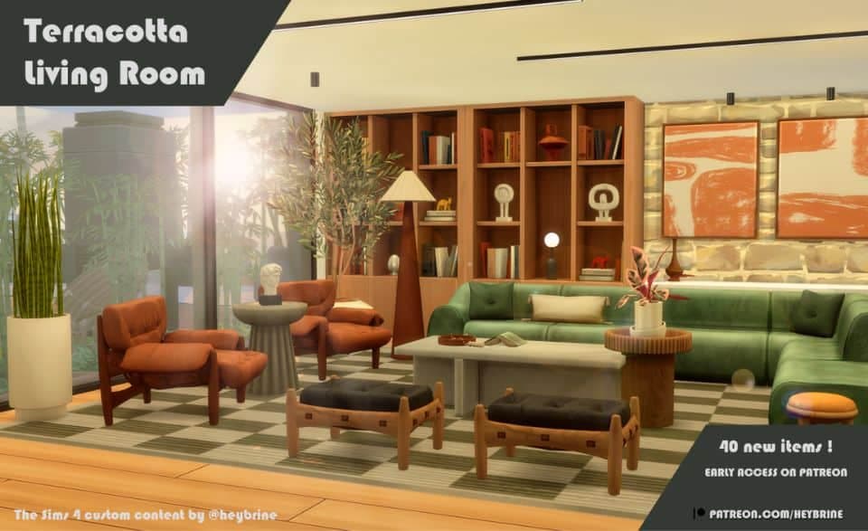 6 Terracotta Living Room