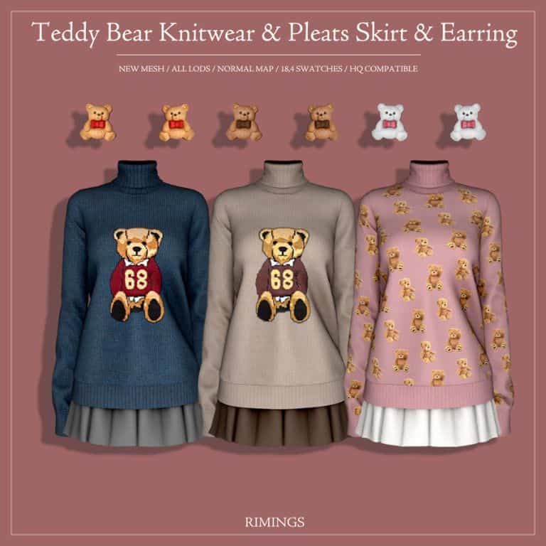 7 Teddy Beat Set