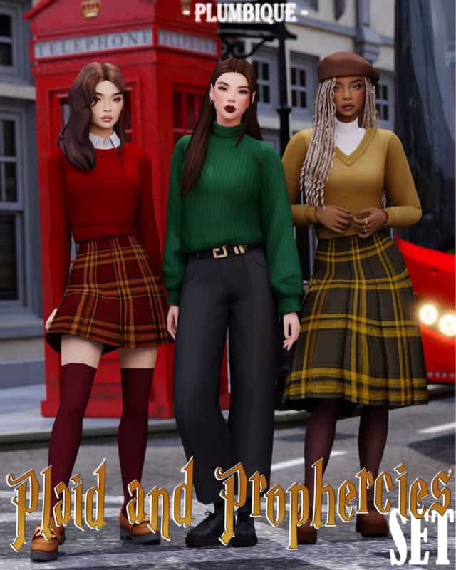 8 Plaid and Prophercies Set