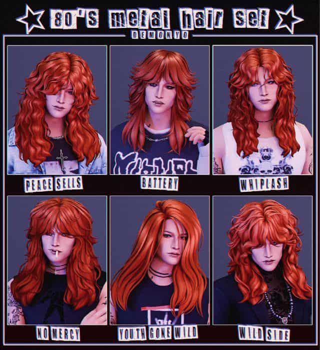80’s Metal Hair Set