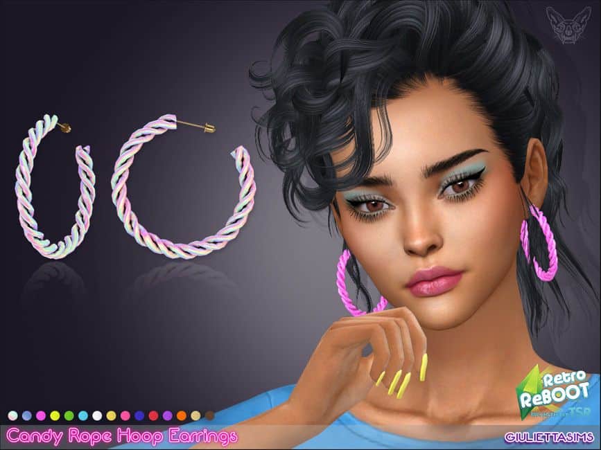 80s Candy Rope Earrings