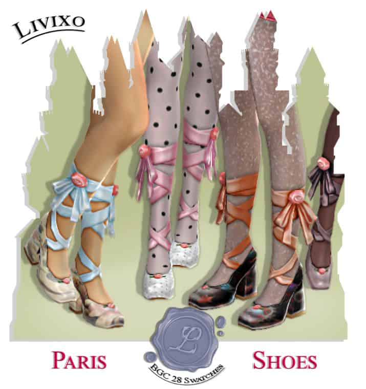 9 Paris Ribbon Shoes
