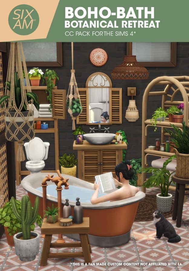 Boho-Bath Botanical Retreat