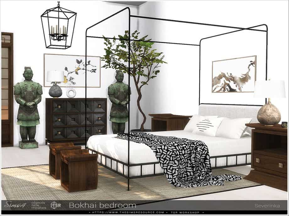 Bokhai Bedroom for Sims
