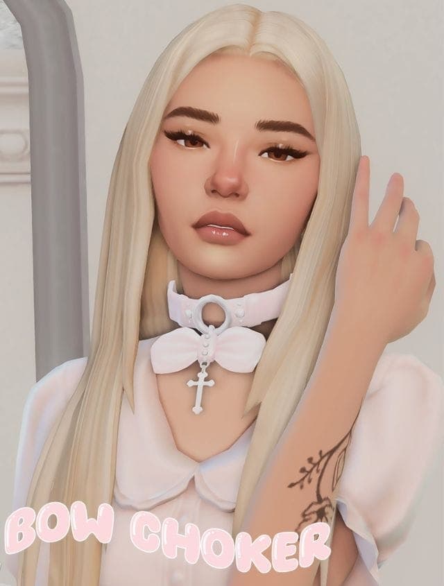 Bow Cross Choker