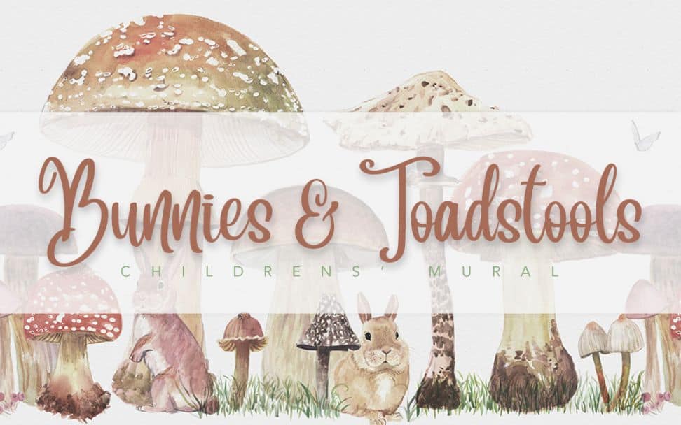 Bunnies & Toadstools Kids Murals