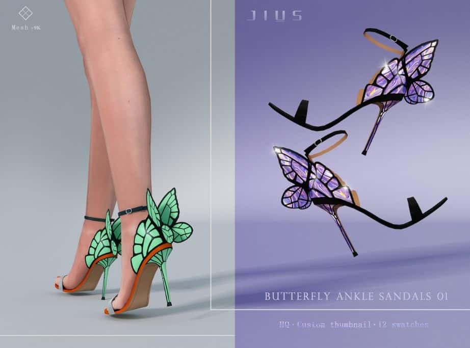 Butterfly Ankle Straps