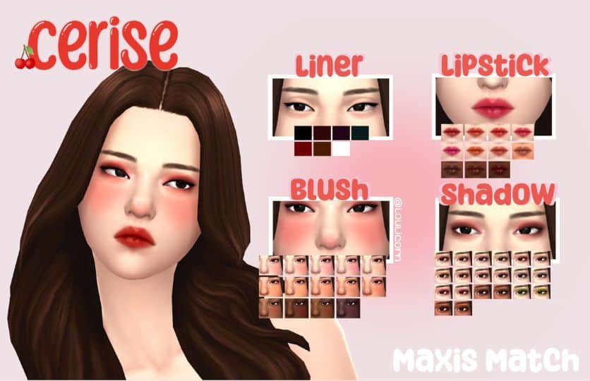 Cerise Makeup CC Pack