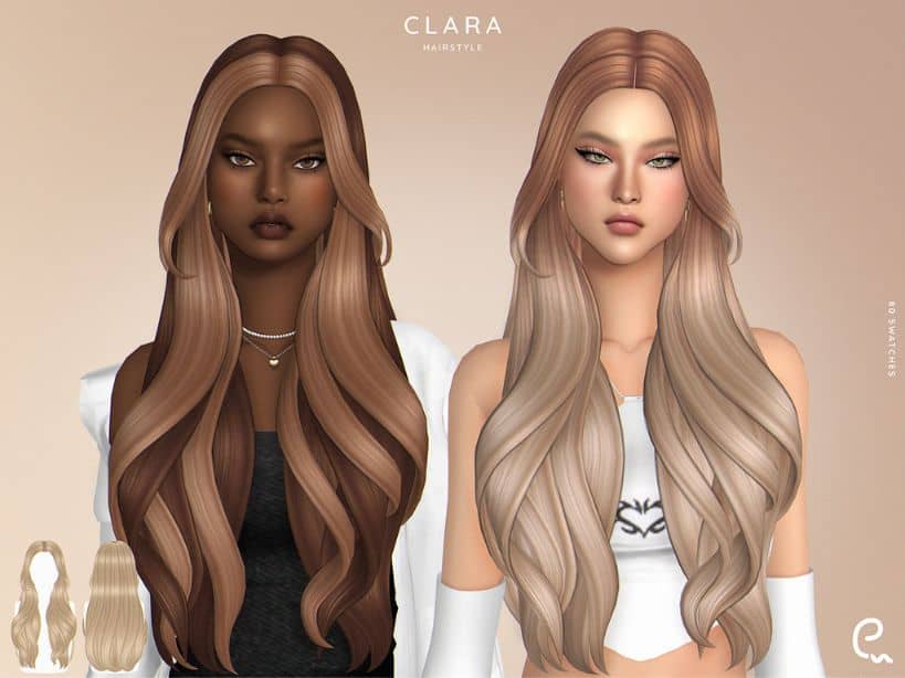 Clara Long Hairstyle