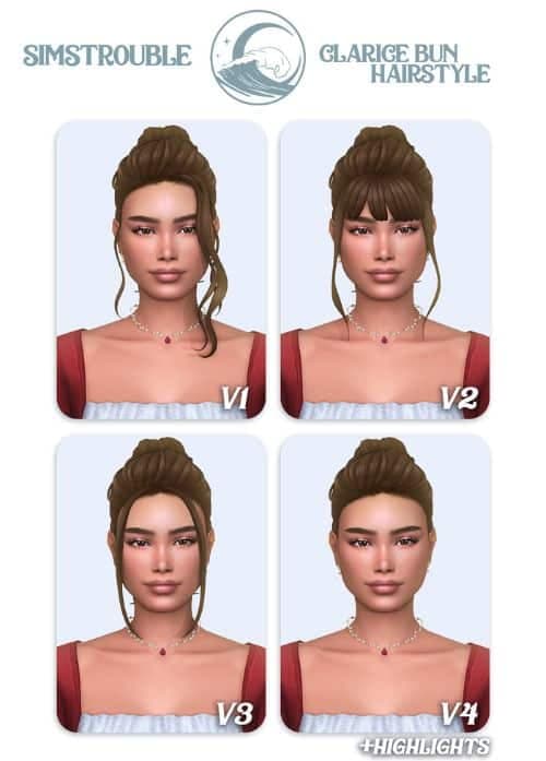 Clarice Bun Hairstyle