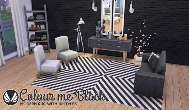 Color Me Black Rug