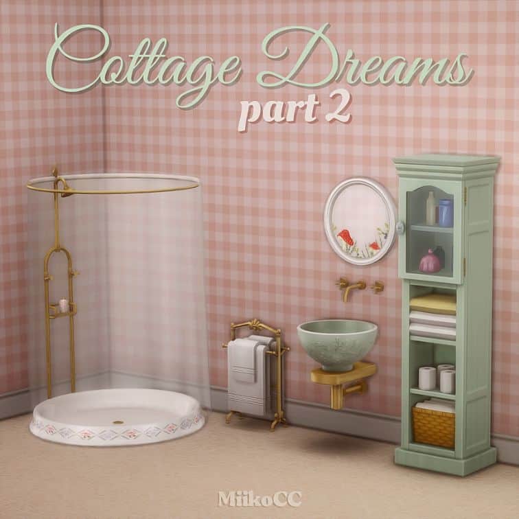 Cottage Dreams Bathroom CC