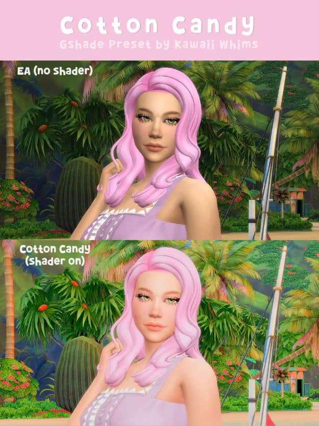 Cotton Candy Sims 4 GShade Preset