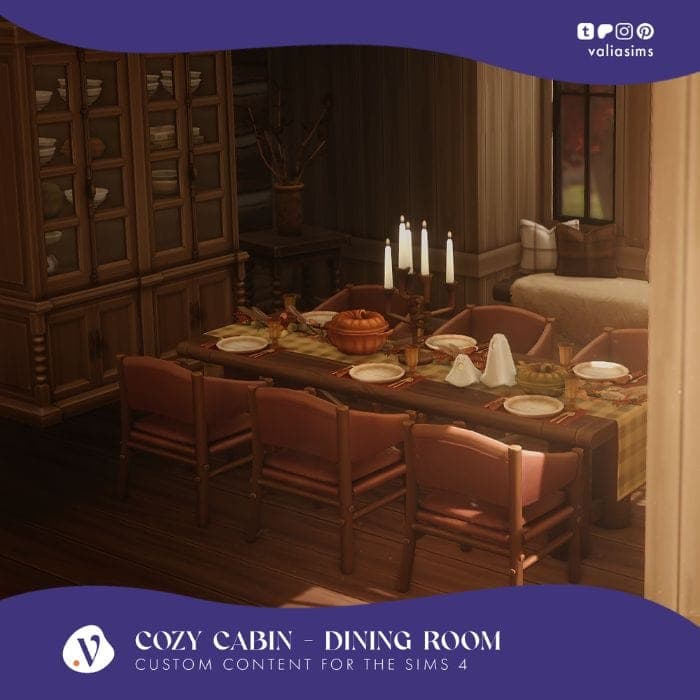 Cozy Cabin Dining Room