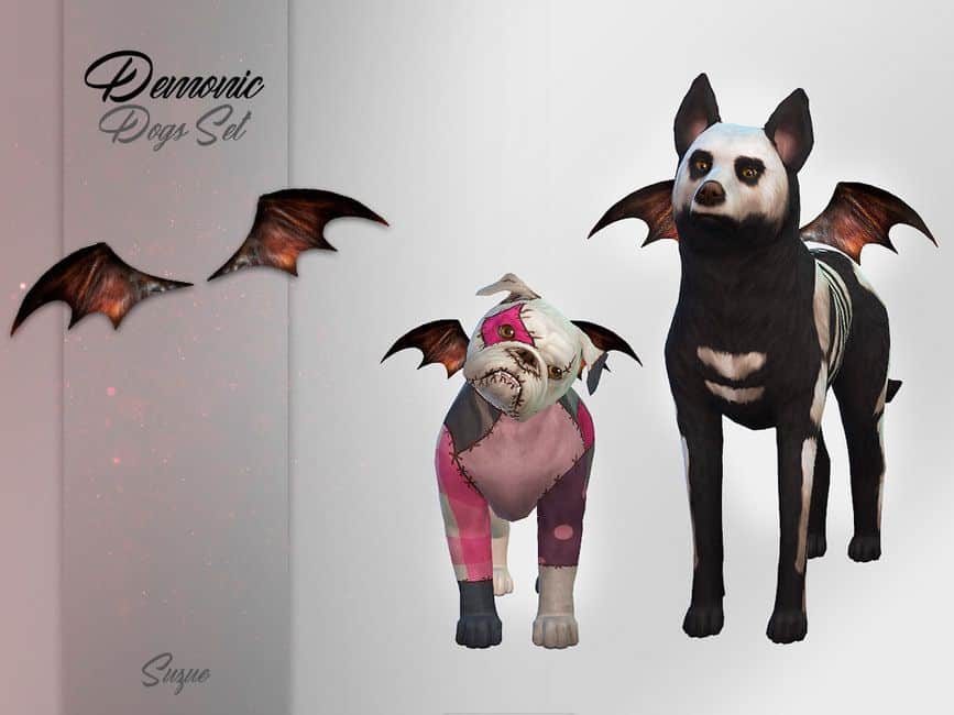 Demonic CC Set for Dogs