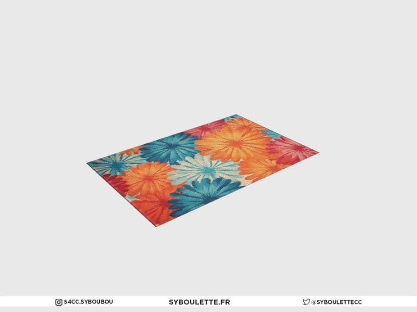Fabulous Flower Rug CC