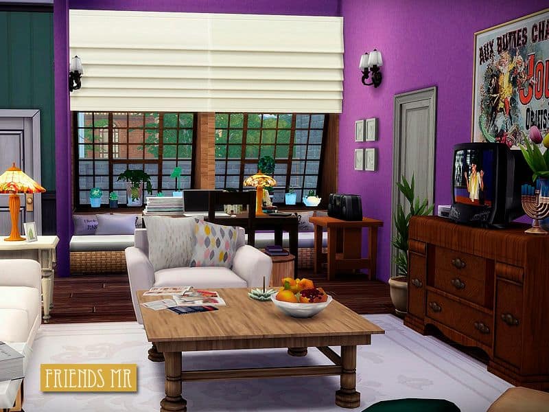 Friends-Inspired Living Room CC