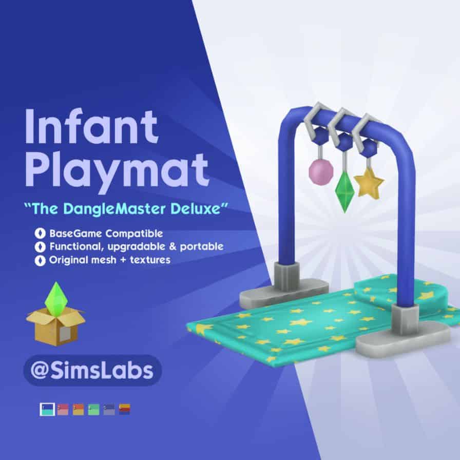Functional Sims 4 Infant Playmat