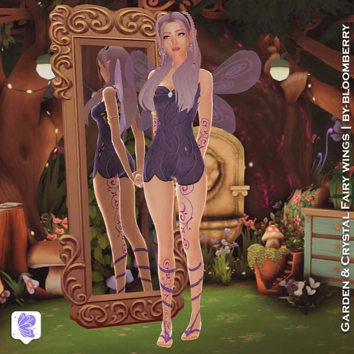 Garden and Crystal Fairy Wings