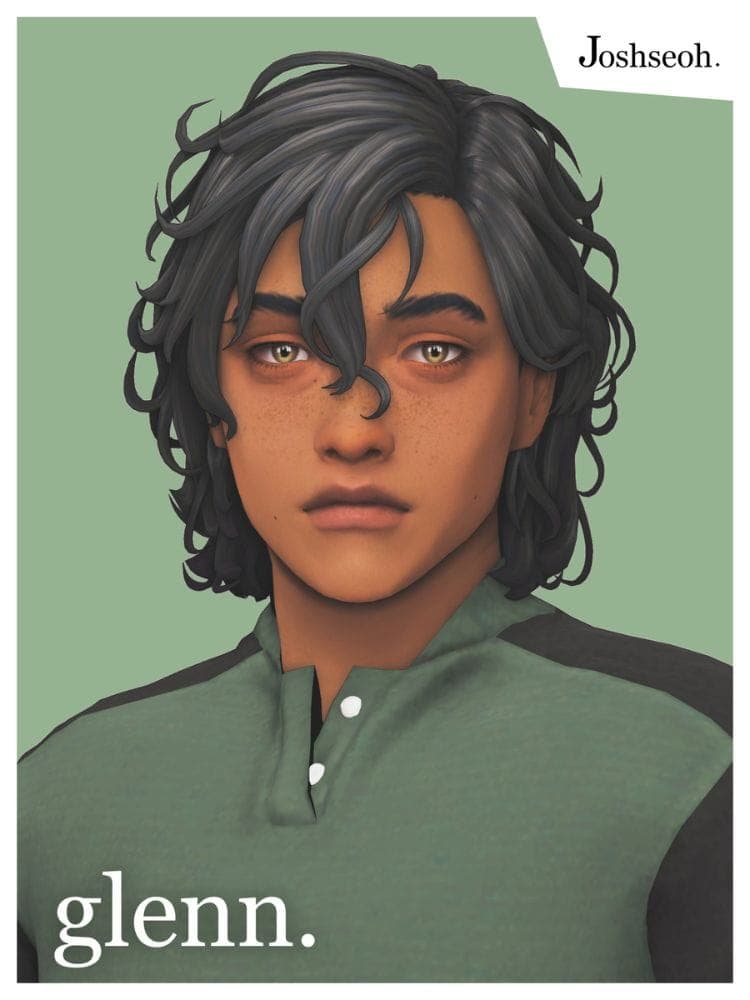 Glenn Chin-Lenght Hairstyle