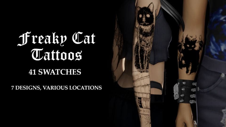 Goth Tattoos CC Set
