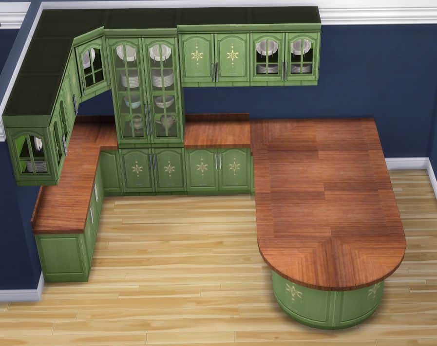 Green Witchy Kitchen Set