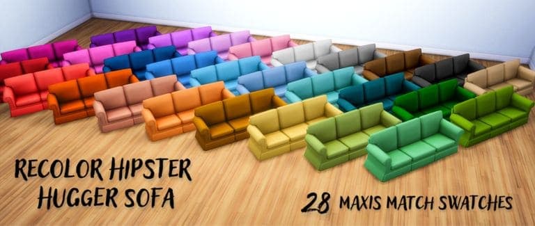 Hipster Hugger Sofa Recolor