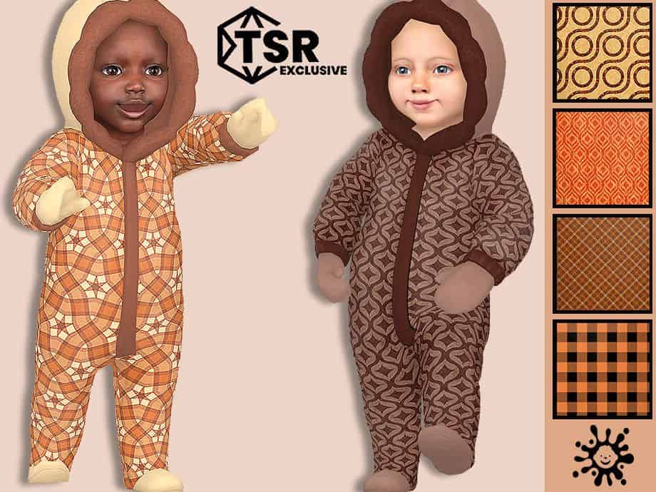 Infant Pumpkin Spice Winter Onesie