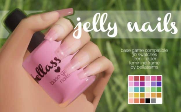 Jelly Sims 4 Nails CC