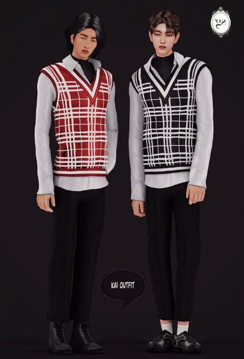 Kai Male Outfit CC