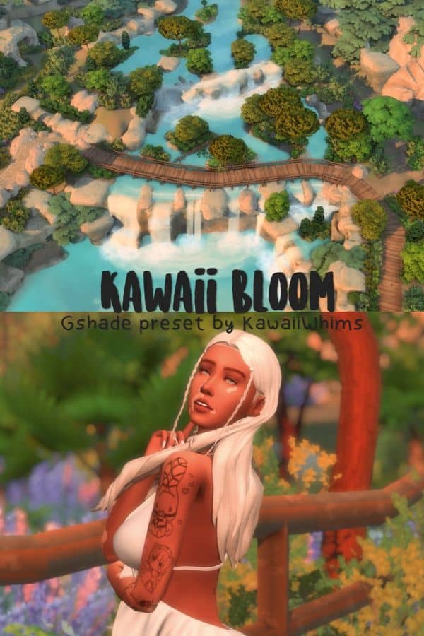Kawaii Bloom Sims 4 GShade Preset
