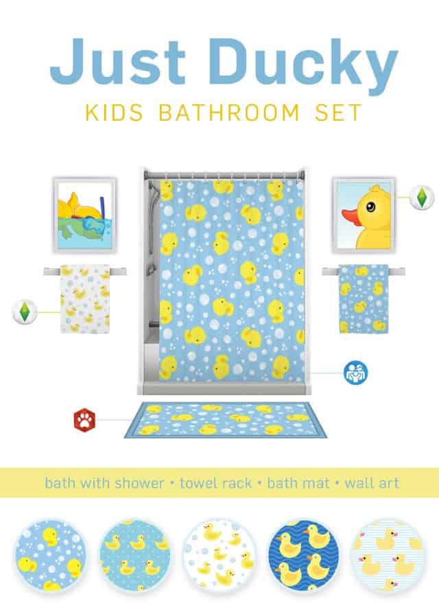 Kids Ducky Bathroom Set