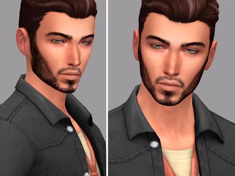 Lone Wolf Sims 4 Beard