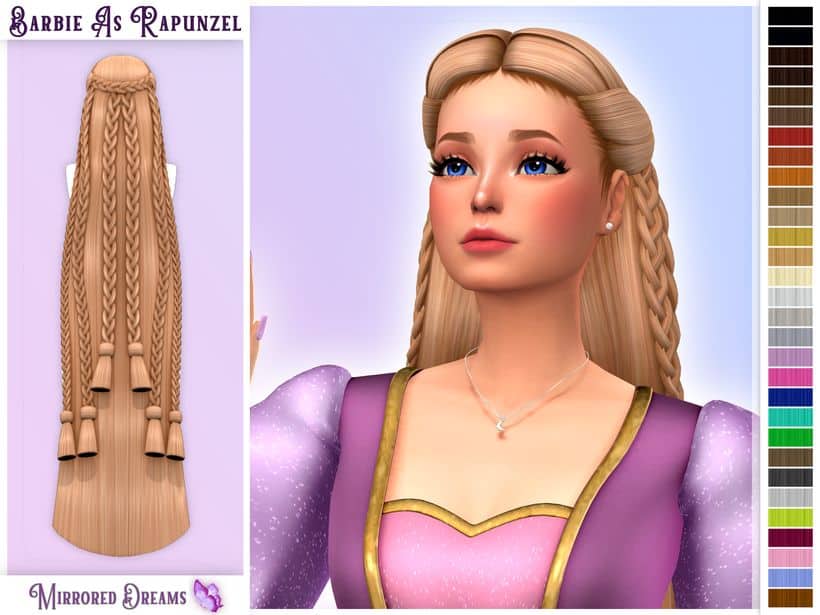 Long Rapunzel Hair CC